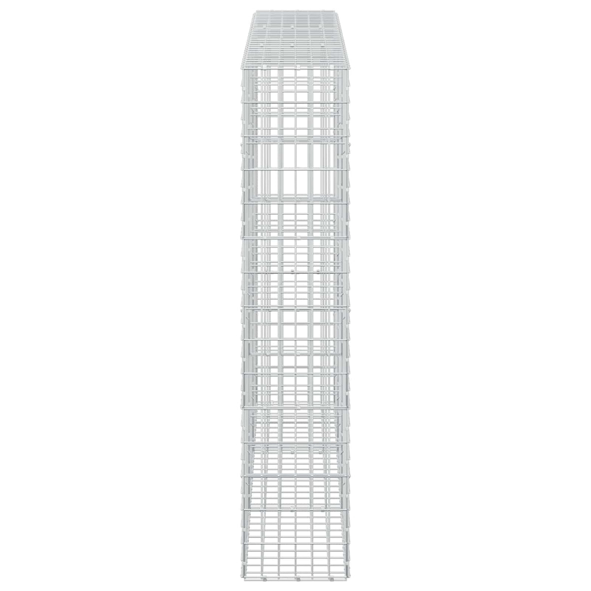vidaXL Gabion with 5 mm Wire and 5x10 cm Mesh 300x30x150 cm 4
