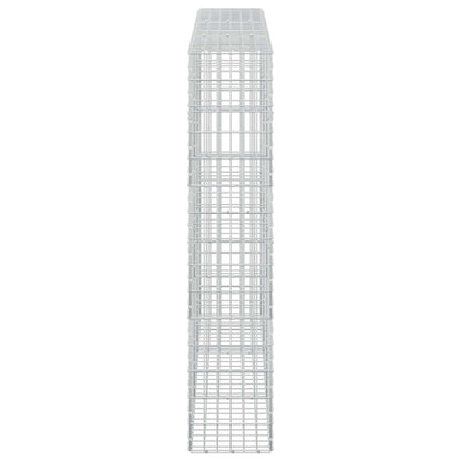 vidaXL Gabion with 5 mm Wire and 5x10 cm Mesh 300x30x150 cm 4