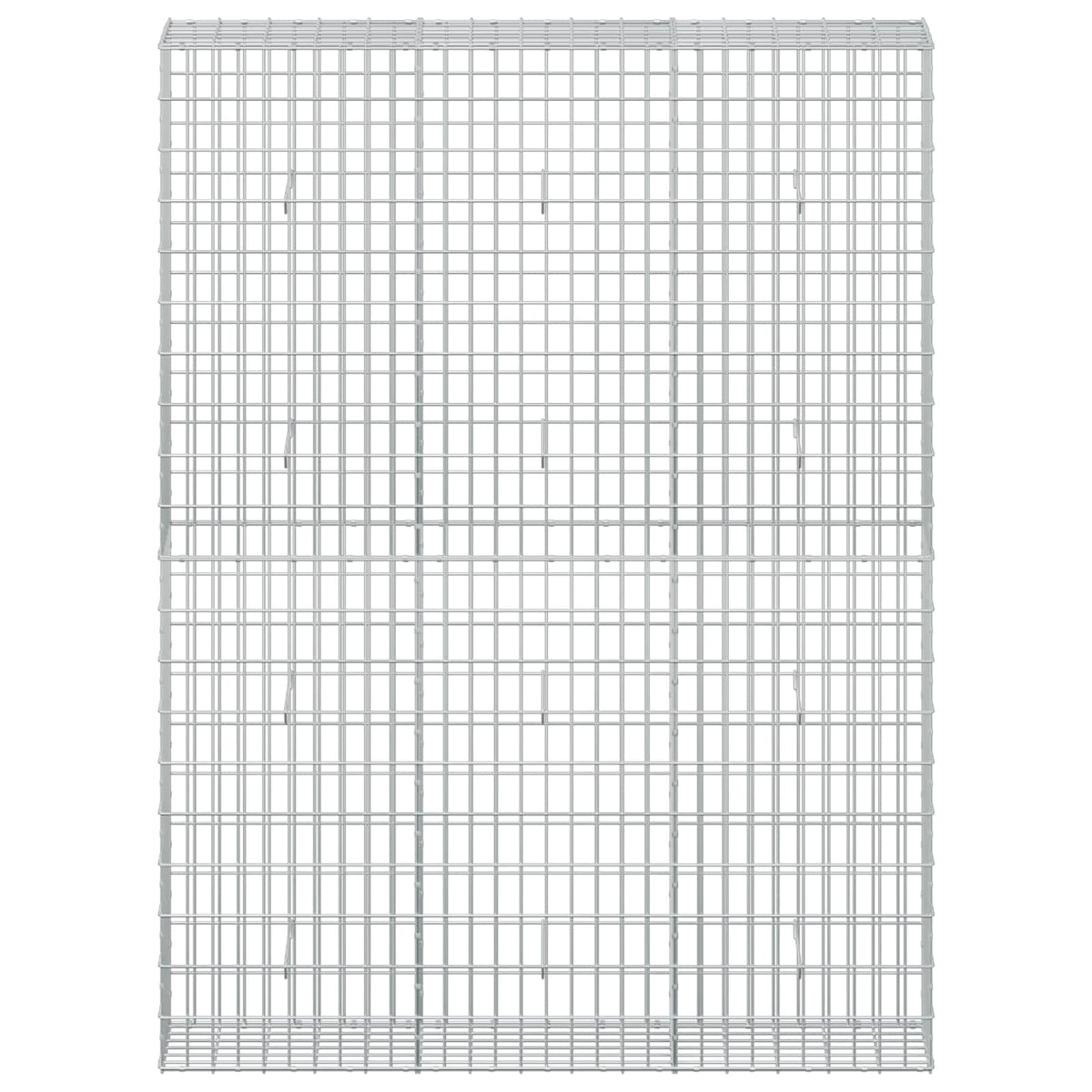 vidaXL Gabion with 5 mm Wire and 5x10 cm Mesh 150x30x200 cm 3