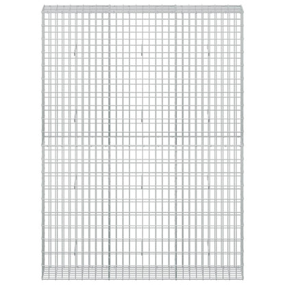 vidaXL Gabion with 5 mm Wire and 5x10 cm Mesh 150x30x200 cm 3