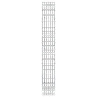 vidaXL Gabion with 5 mm Wire and 5x10 cm Mesh 150x30x200 cm 4