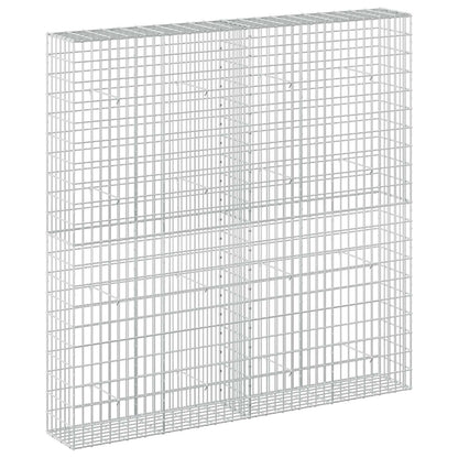 vidaXL Gabion with 5 mm Wire and 5x10 cm Mesh 200x30x200 cm 2