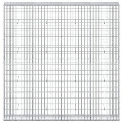 vidaXL Gabion with 5 mm Wire and 5x10 cm Mesh 200x30x200 cm 3