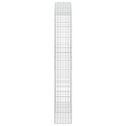 vidaXL Gabion with 5 mm Wire and 5x10 cm Mesh 200x30x200 cm 4