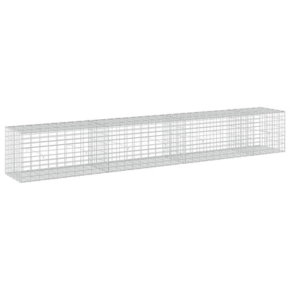 vidaXL Gabion with 5 mm Wire and 5x10 cm Mesh 350x50x50 cm 2