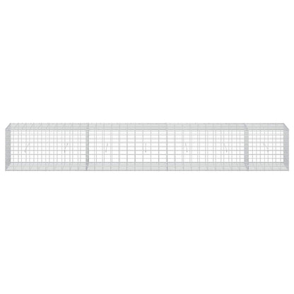 vidaXL Gabion with 5 mm Wire and 5x10 cm Mesh 350x50x50 cm 3