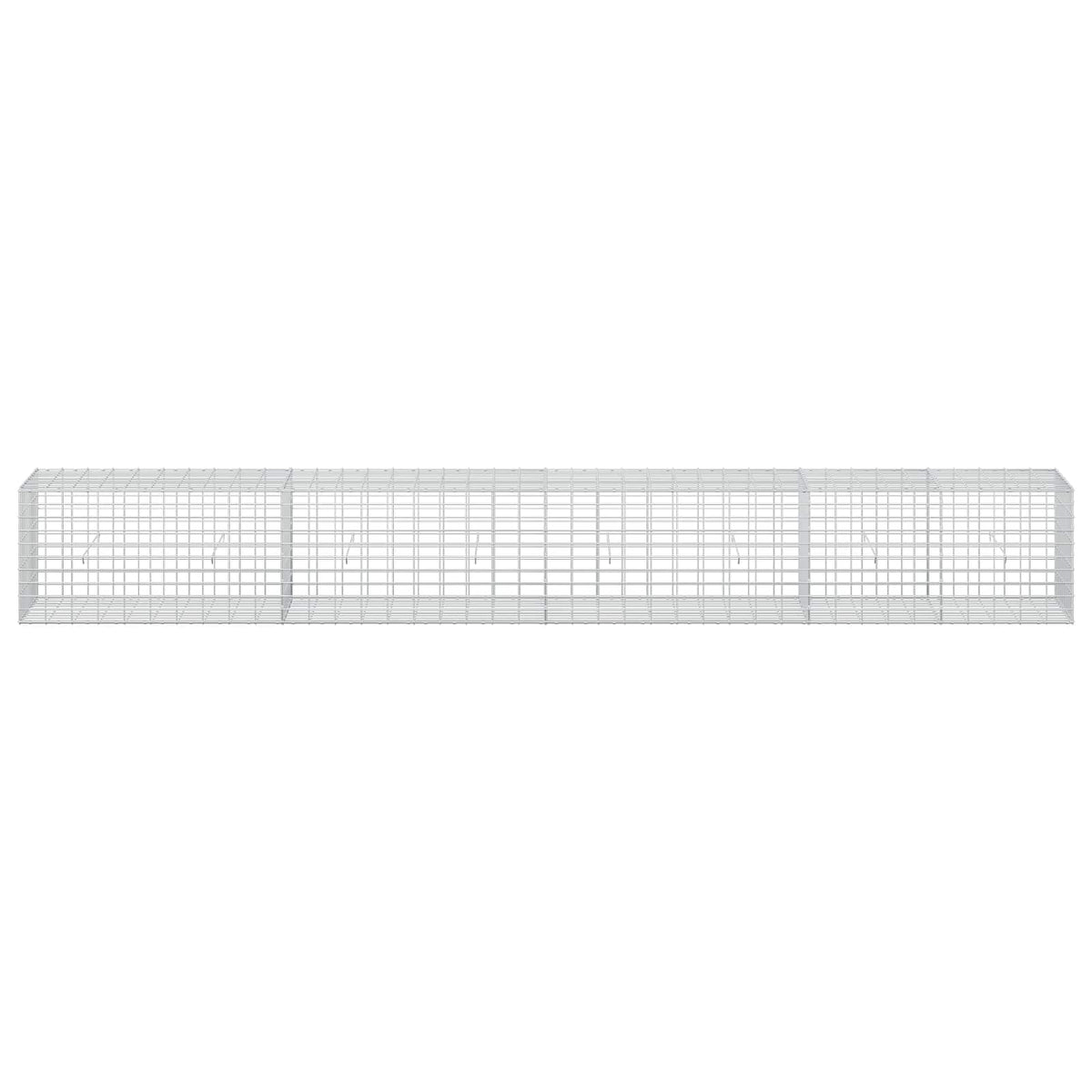 vidaXL Gabion with 5 mm Wire and 5x10 cm Mesh 400x50x50 cm 3