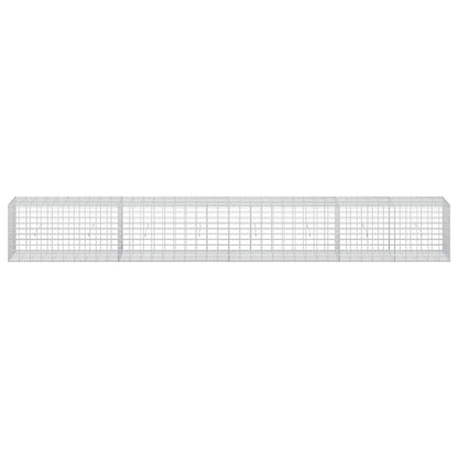 vidaXL Gabion with 5 mm Wire and 5x10 cm Mesh 400x50x50 cm 3