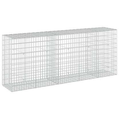 vidaXL Gabion with 5 mm Wire and 5x10 cm Mesh 250x50x100 cm 2