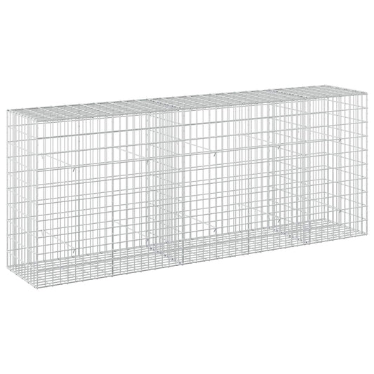 vidaXL Gabion with 5 mm Wire and 5x10 cm Mesh 250x50x100 cm 2
