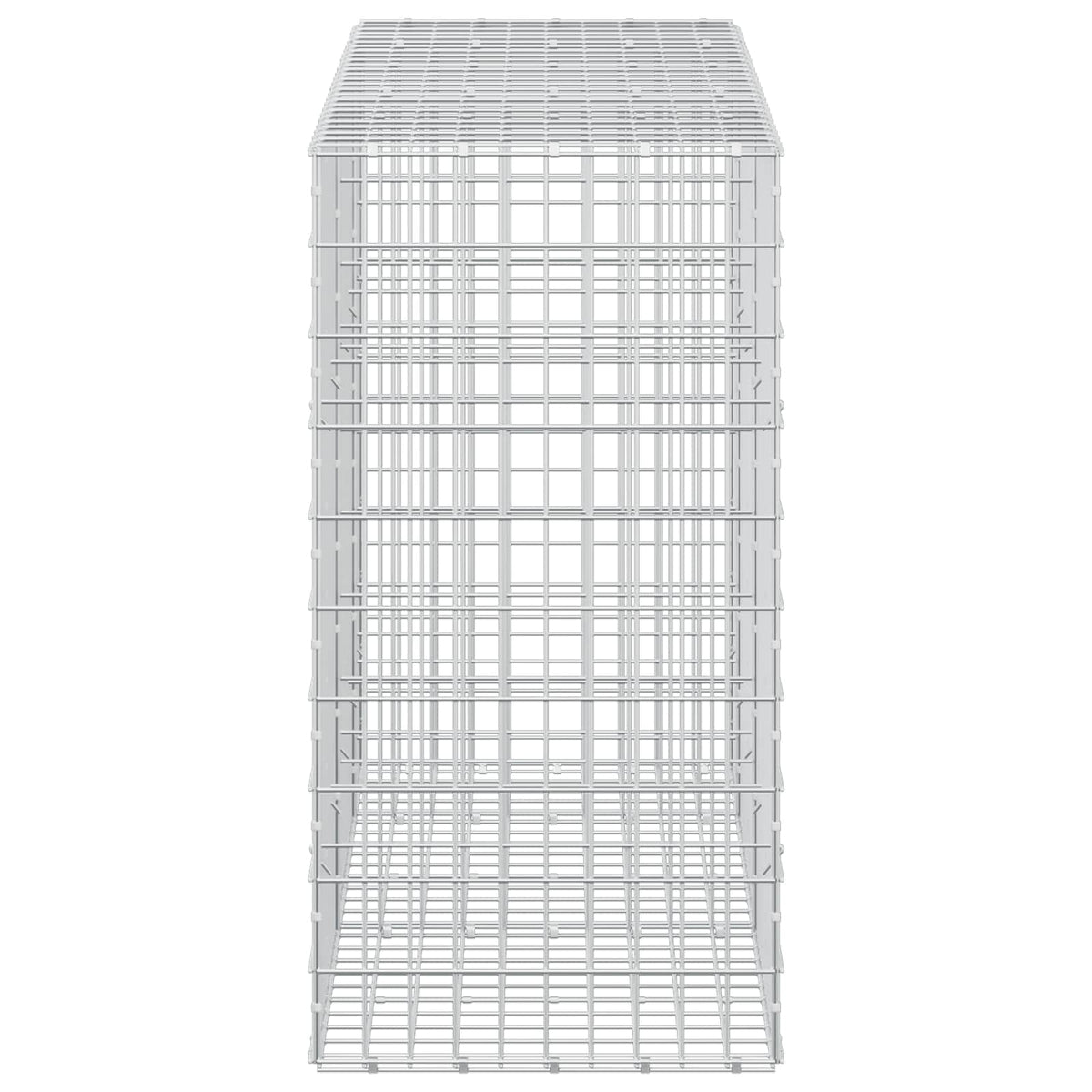 vidaXL Gabion with 5 mm Wire and 5x10 cm Mesh 250x50x100 cm 4