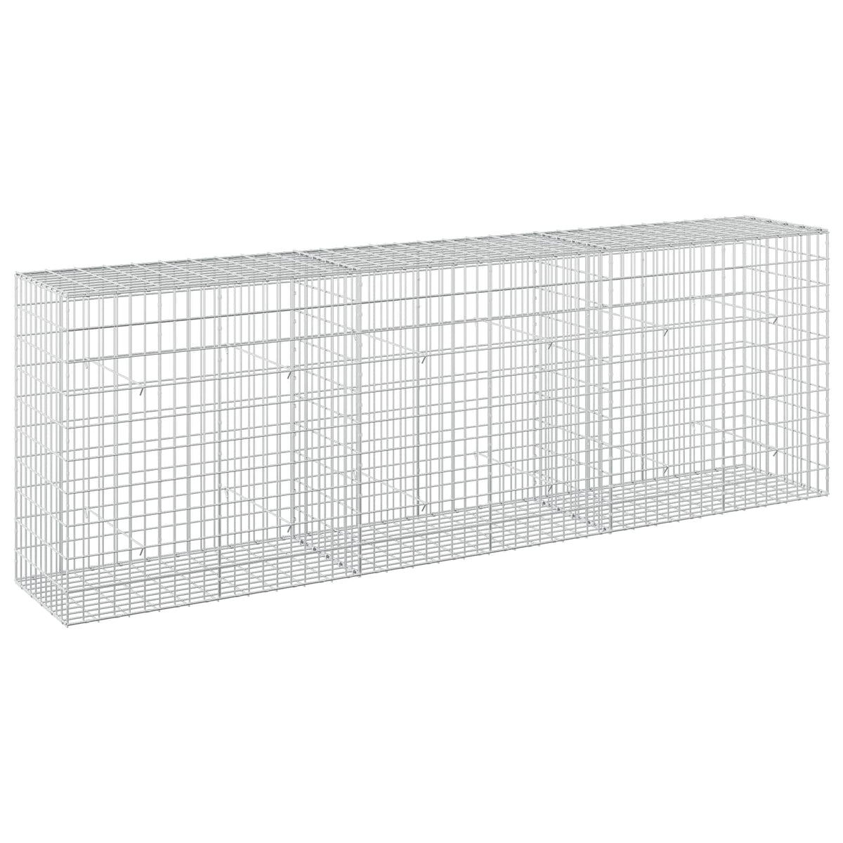 vidaXL Gabion with 5 mm Wire and 5x10 cm Mesh 300x50x100 cm 2