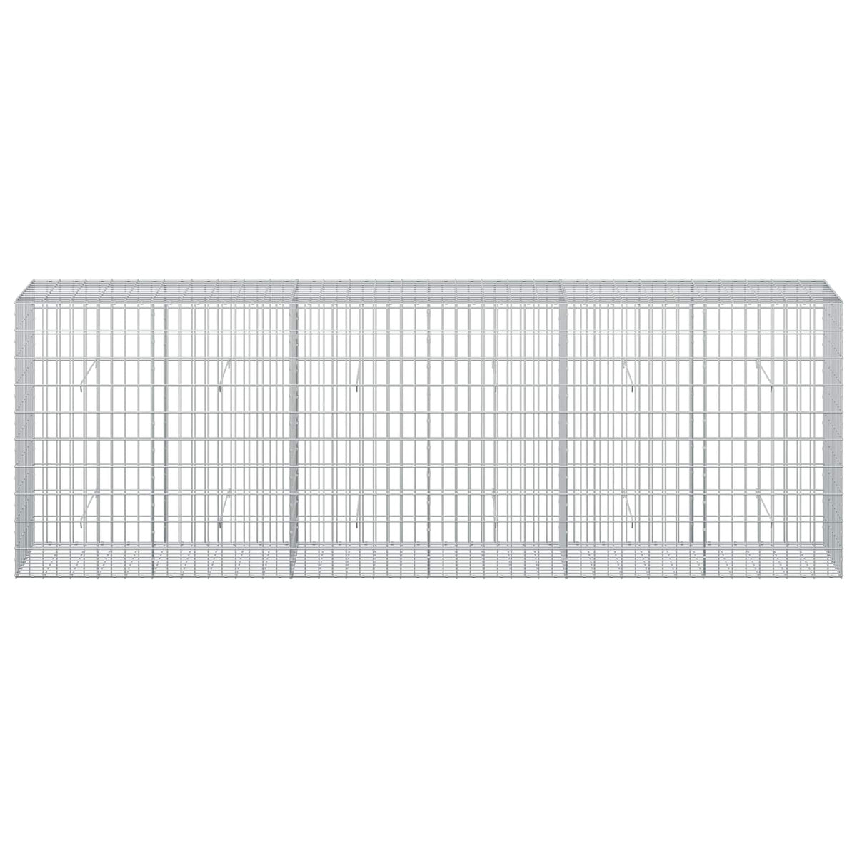 vidaXL Gabion with 5 mm Wire and 5x10 cm Mesh 300x50x100 cm 3