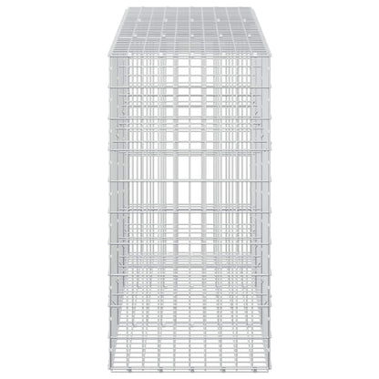 vidaXL Gabion with 5 mm Wire and 5x10 cm Mesh 300x50x100 cm 4