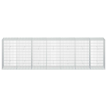 vidaXL Gabion with 5 mm Wire and 5x10 cm Mesh 350x50x100 cm 3