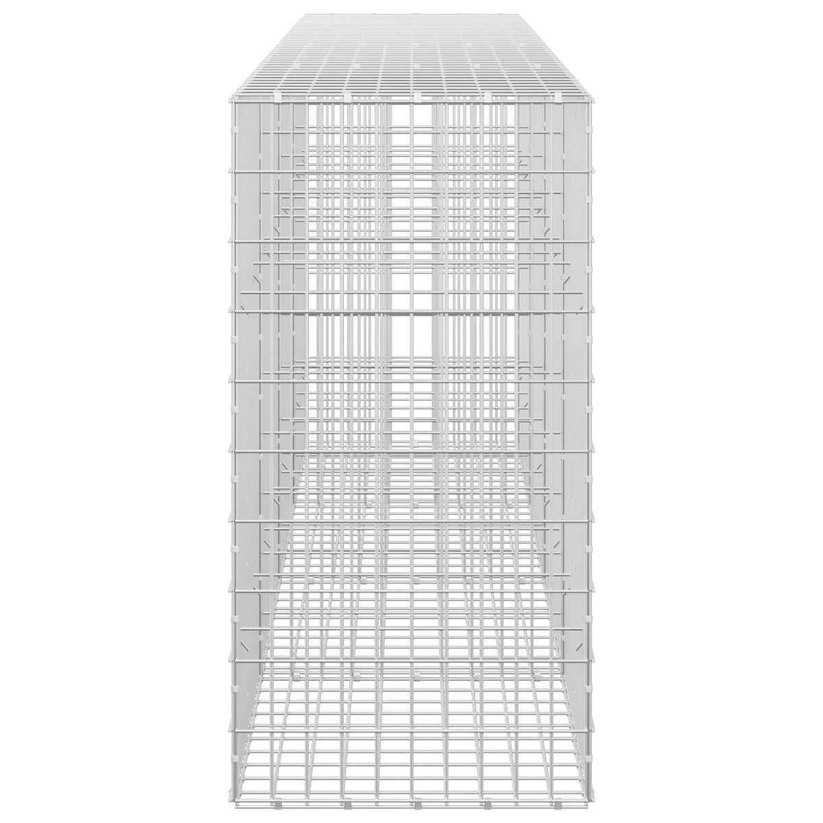 vidaXL Gabion with 5 mm Wire and 5x10 cm Mesh 400x50x100 cm 4