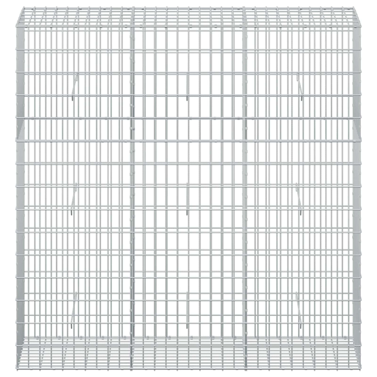 vidaXL Gabion with 5 mm Wire and 5x10 cm Mesh 150x50x150 cm 3