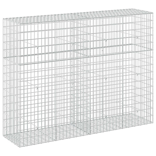 vidaXL Gabion with 5 mm Wire and 5x10 cm Mesh 200x50x150 cm 2