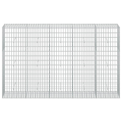 vidaXL Gabion with 5 mm Wire and 5x10 cm Mesh 250x50x150 cm 3