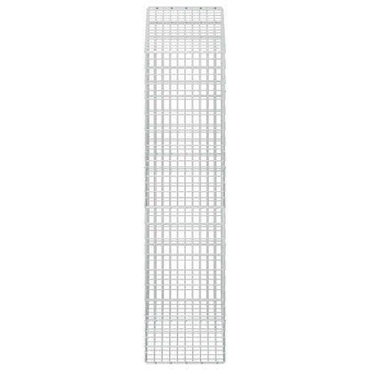 vidaXL Gabion with 5 mm Wire and 5x10 cm Mesh 150x50x200 cm 4
