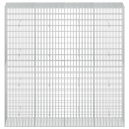 Gabion with 5 mm Wire and 5x10 cm Mesh 50x50x200 cm Height 200 cm Thickness 50 cm 50–1000 cm 200 cm