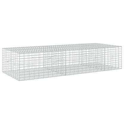 vidaXL Gabion with 5 mm Wire and 5x10 cm Mesh 250x100x50 cm 2