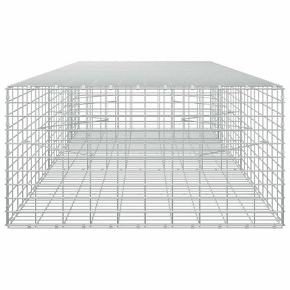 vidaXL Gabion with 5 mm Wire and 5x10 cm Mesh 250x100x50 cm 4