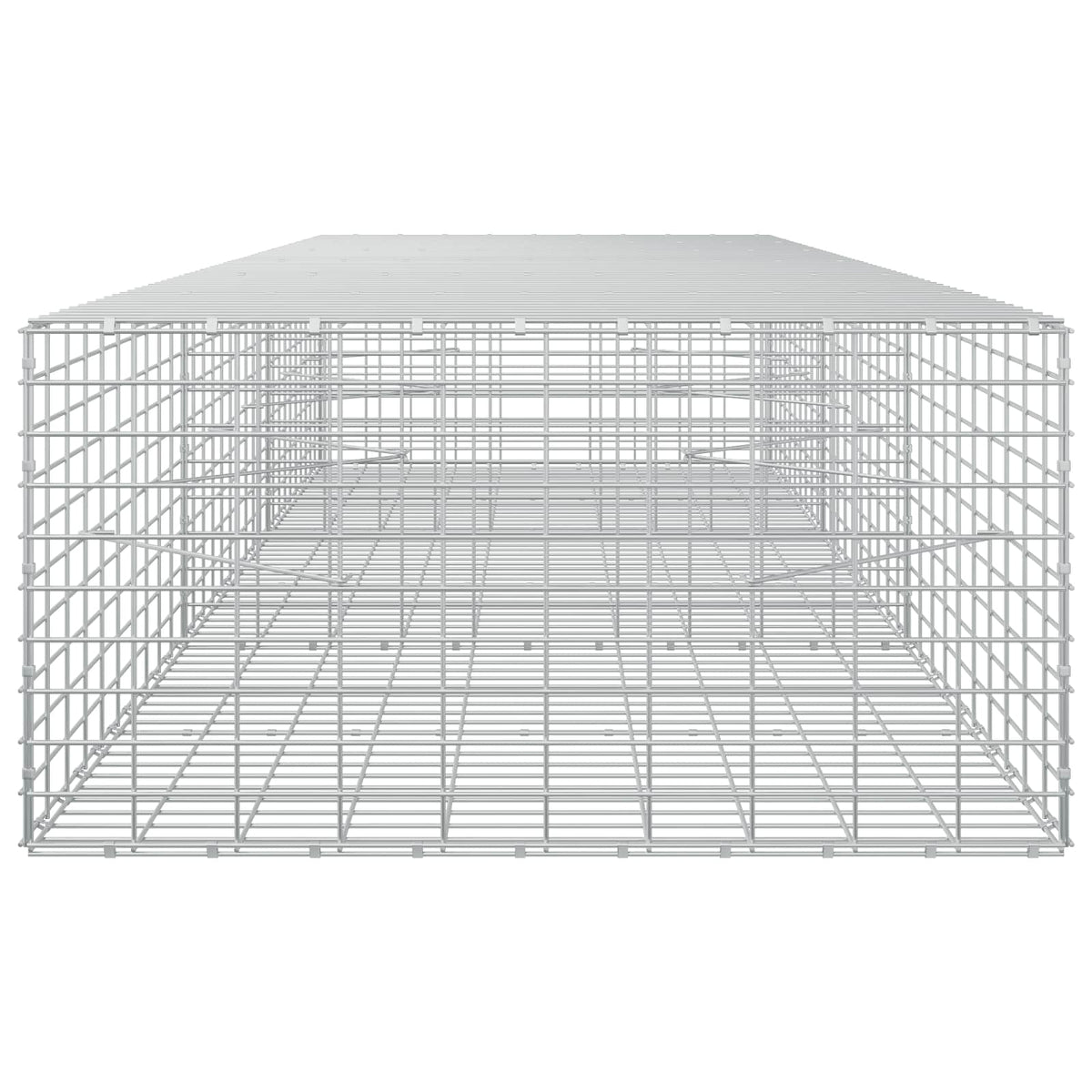 vidaXL Gabion with 5 mm Wire and 5x10 cm Mesh 300x100x50 cm 4