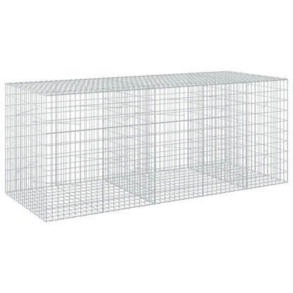 vidaXL Gabion with 5 mm Wire and 5x10 cm Mesh 250x100x100 cm 2
