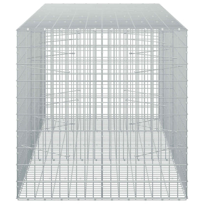 vidaXL Gabion with 5 mm Wire and 5x10 cm Mesh 250x100x100 cm 4