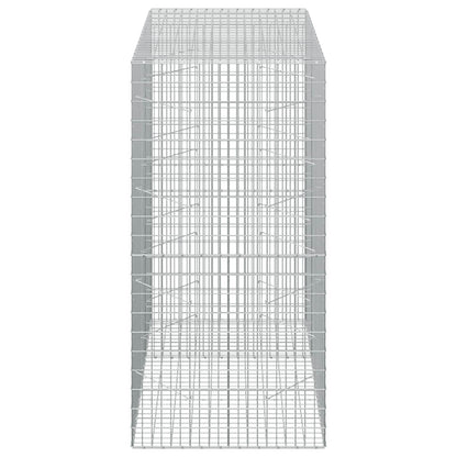 vidaXL Gabion with 5 mm Wire and 5x10 cm Mesh 150x100x200 cm 4
