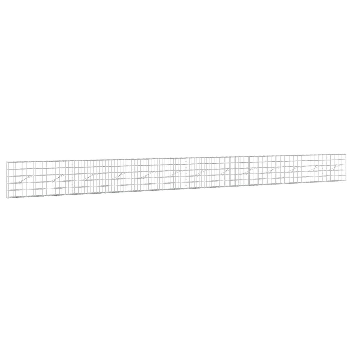 vidaXL Gabion with 5 mm Wire and 10x10 cm Mesh 650x10x50 cm 2