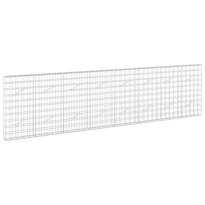 vidaXL Gabion with 5 mm Wire and 10x10 cm Mesh 400x10x100 cm 2
