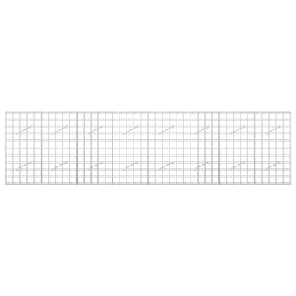 vidaXL Gabion with 5 mm Wire and 10x10 cm Mesh 400x10x100 cm 3