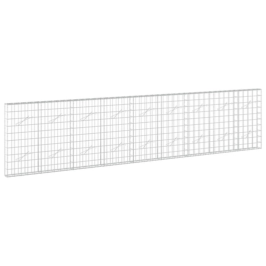 vidaXL Gabion with 5 mm Wire and 10x10 cm Mesh 450x10x100 cm 2