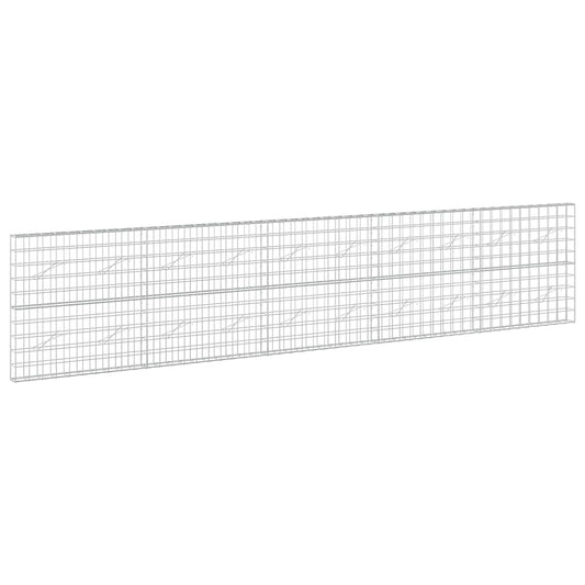 vidaXL Gabion with 5 mm Wire and 10x10 cm Mesh 500x10x100 cm 2