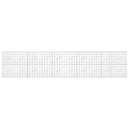 vidaXL Gabion with 5 mm Wire and 10x10 cm Mesh 500x10x100 cm 3