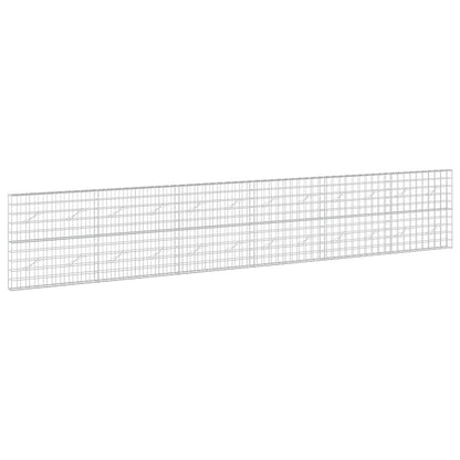 vidaXL Gabion with 5 mm Wire and 10x10 cm Mesh 600x10x100 cm 2