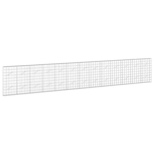 vidaXL Gabion with 5 mm Wire and 10x10 cm Mesh 650x10x100 cm 2