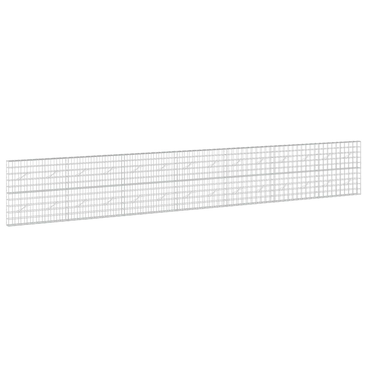 vidaXL Gabion with 5 mm Wire and 10x10 cm Mesh 700x10x100 cm 2