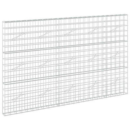 vidaXL Gabion with 5 mm Wire and 10x10 cm Mesh 250x10x150 cm 2