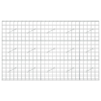 vidaXL Gabion with 5 mm Wire and 10x10 cm Mesh 250x10x150 cm 3