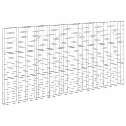 vidaXL Gabion with 5 mm Wire and 10x10 cm Mesh 300x10x150 cm 2