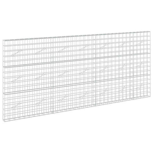 vidaXL Gabion with 5 mm Wire and 10x10 cm Mesh 350x10x150 cm 2