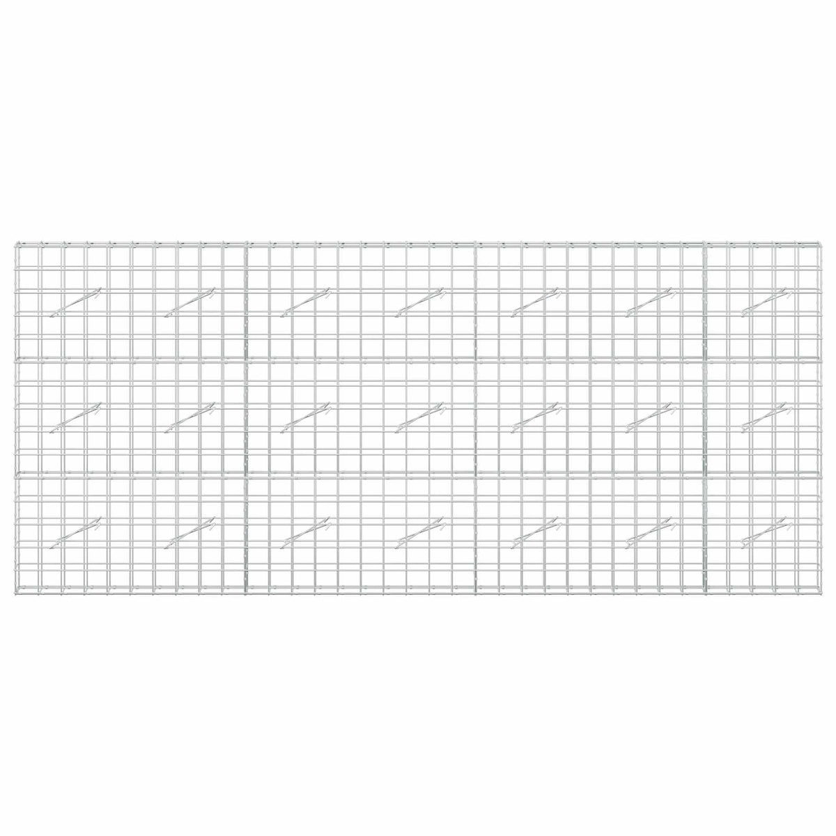 vidaXL Gabion with 5 mm Wire and 10x10 cm Mesh 350x10x150 cm 3