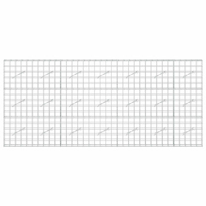 vidaXL Gabion with 5 mm Wire and 10x10 cm Mesh 350x10x150 cm 3