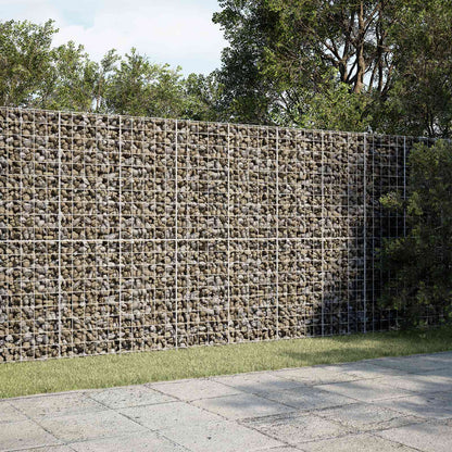 vidaXL Gabion with 5 mm Wire and 10x10 cm Mesh 300x10x200 cm 1