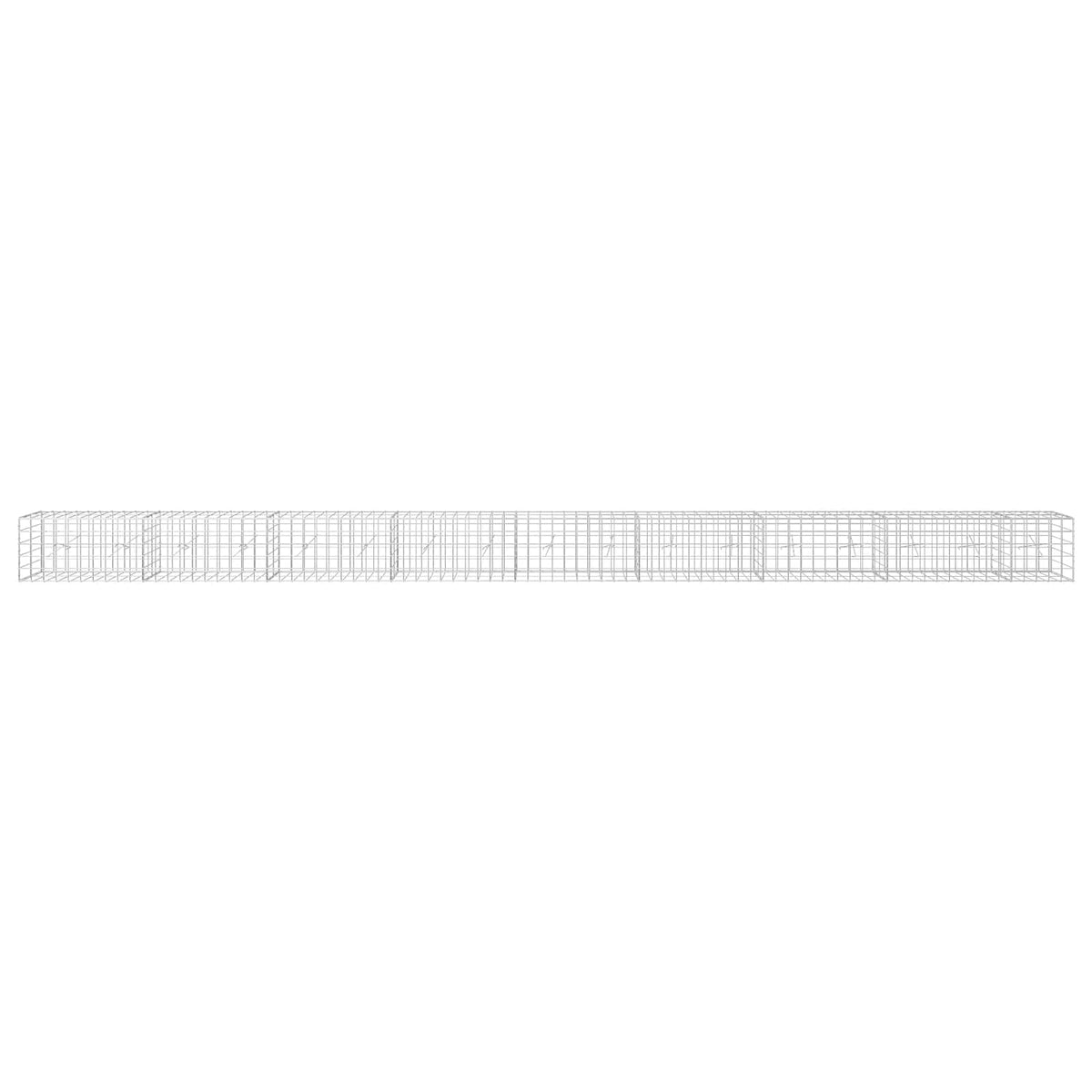 Gabion with 5 mm Wire and 10x10 cm Mesh 50x20x50 cm Height 50 cm Thickness 20 cm 50–1000 cm 850 cm