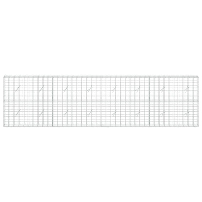 Gabion with 5 mm Wire and 10x10 cm Mesh 50x20x100 cm Height 100 cm Thickness 20 cm 50–1000 cm 400 cm
