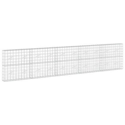 vidaXL Gabion with 5 mm Wire and 10x10 cm Mesh 500x20x100 cm 2